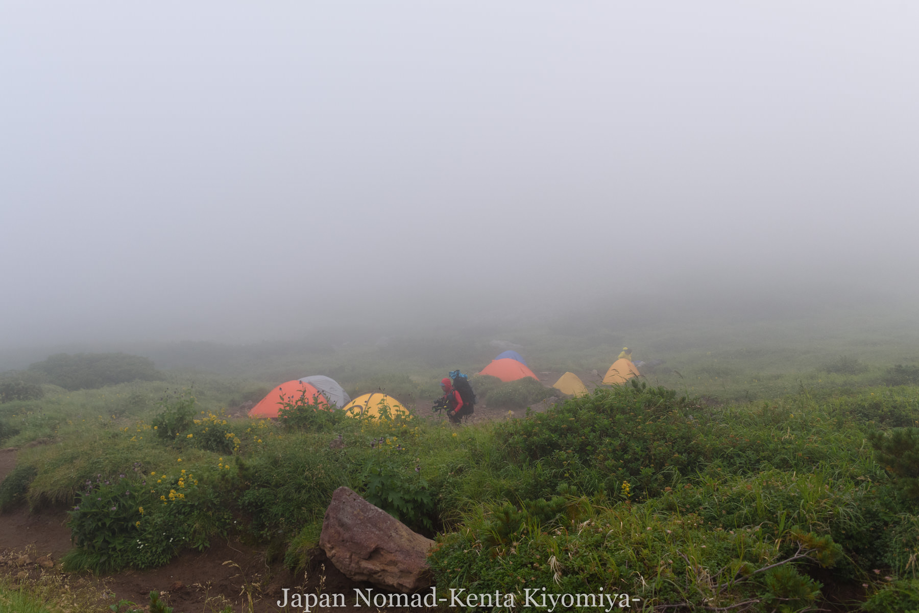 自転車日本一周（旭岳～富良野岳　縦走4日目）-Japan Nomad (4)